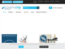 Tablet Screenshot of compragym.es